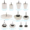 11Pcs Buffing Wheel for Drill, Reusable Drill Buffing Wheel with