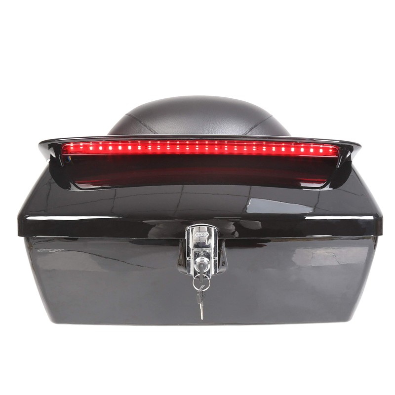 Universal Motorcycle Trunk Tour Pack Tail Box Luggage For Harley