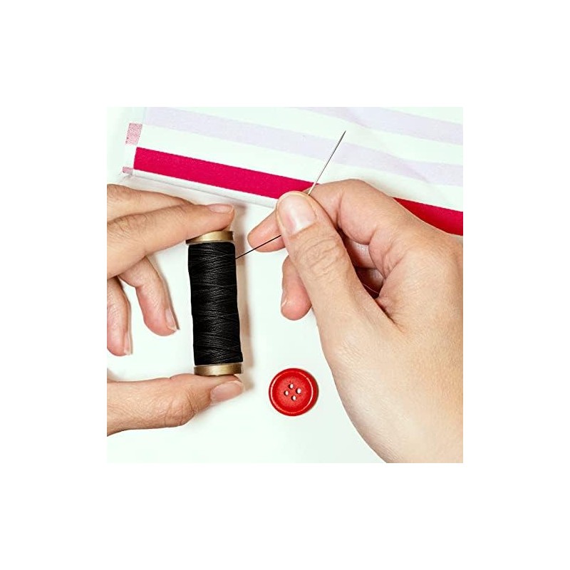 Parodi & Parodi 100mt, Spool Sewing Cotton Colour, Black Thread