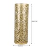 Umbrella Stand Rack for Entryway Metal Hollowed Freestanding Round Umbrella