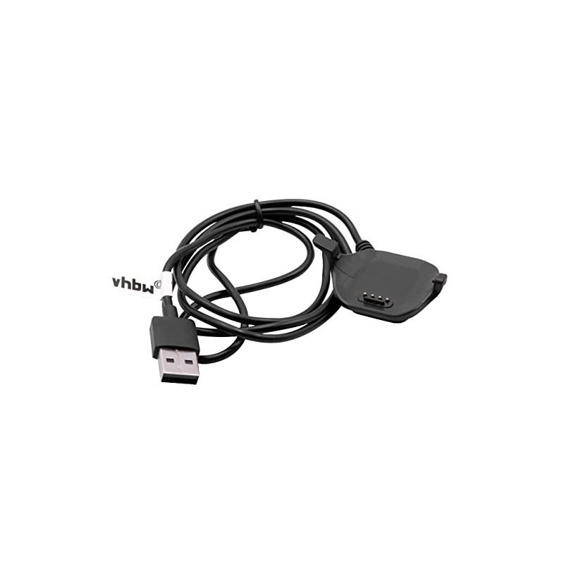 vhbw Charging Cable Compatible with Garmin Forerunner 25 (Small) Smart