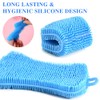 6 PCS Silicone Dish Sponges, Super Durable Safe and Dry