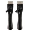 lzteck Twins Pack Detachable Handle 2 Sets Removable Handle Black,