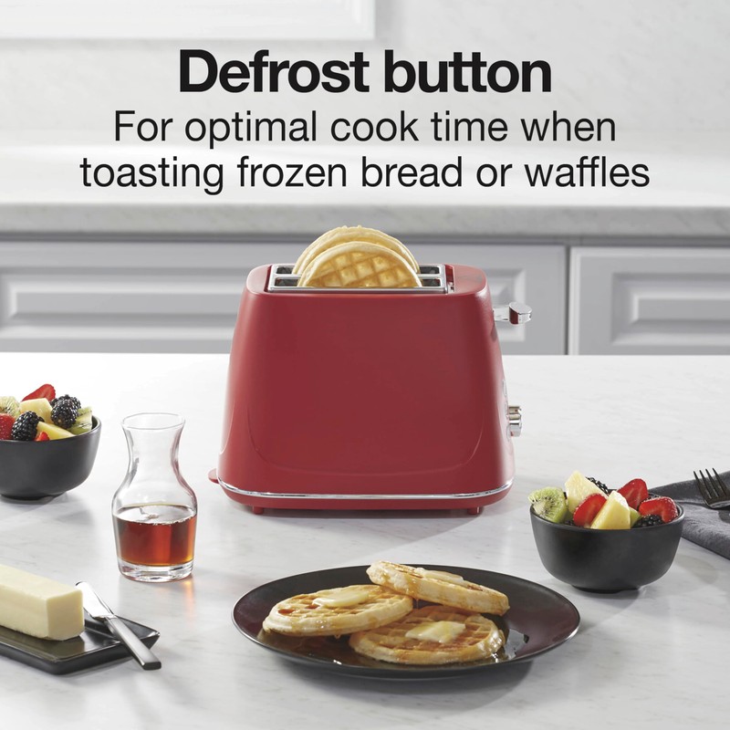 Proctor Silex Plastic 2 Slice Toaster, Bagel, Defrost & Cancel