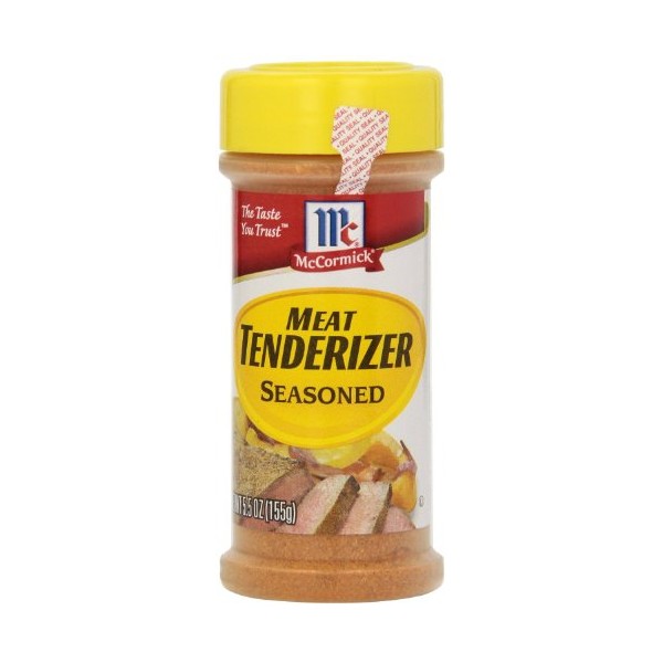 McCormick Seasoned Meat Tenderizer 5.5oz Container (Pack of 3)