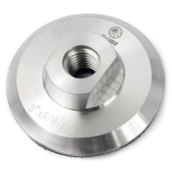 Z-LION Aluminum Backer Pad 3 Inch Hook and Loop Backing