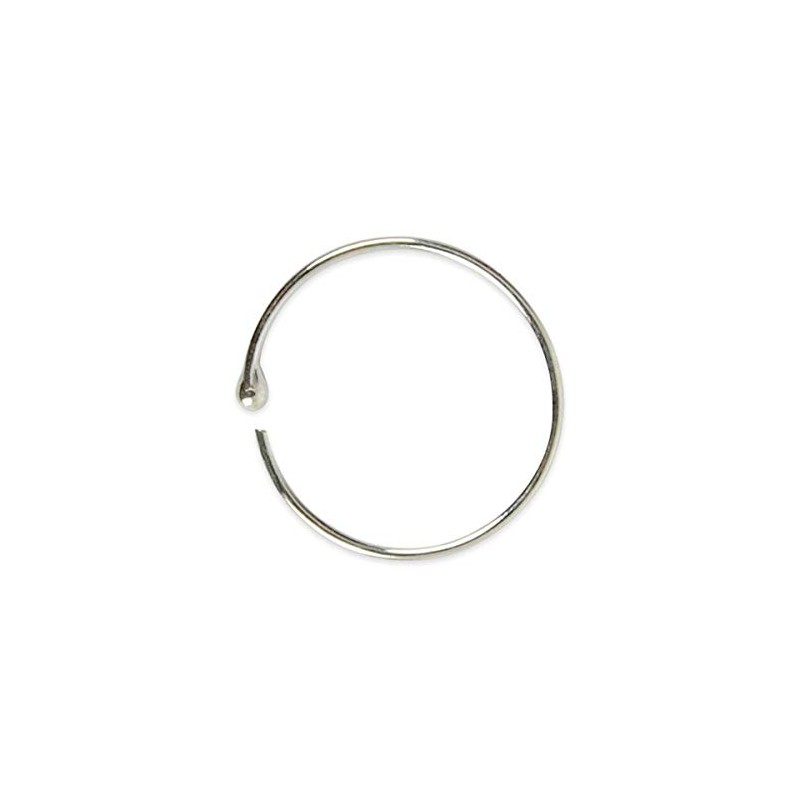 20 solid sterling silver nose rings size 10mm
