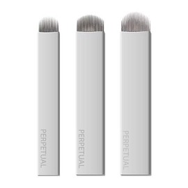 10 21 U Shaped Microblading Microblades 21U Shaped Needles Permanent Makeup Micro Blades Manual Eyebrows