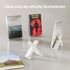Mobilefox LP Vinyl Stand Record Holder X-shaped Table Holder Minimalist