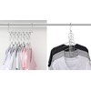 Bloberey Space Saving Hangers 6x2 Slots Metal Magic Cascading Hanger