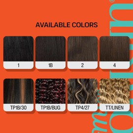 Compatible with BOBBI BOSS - 20/22/24 Inch Heat-Resistant Synthetic Hair Bundles with Wig Cap & Glue - Multi-Length Body Wave Weave for Instant Volume, Natural Look, DIY Friendly (TP4/27)