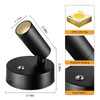 PeseTech 2pack Upgraded Wireless spot Lights Indoor 3000K/4000K/5000K with Remote