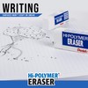 Pentel Hi-Polymer Block Eraser Small White, Pack of 8 (ZEH05BP4)