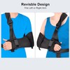 Fasola Armschlinge für Rechter Linker Arm, Schulterschlinge Atmungsaktive mit Stabilem