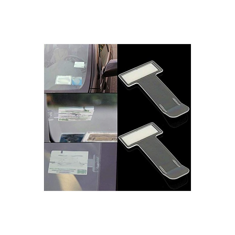 2 x Parking Permit Holder Clip Note Holder Parking Permit