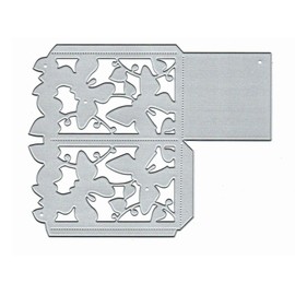 3D Hollow Butterfly Lantern Metal Die Cuts,Merry Christmas Butterfly Box Leaf Cutting Dies Cut Stencils for DIY Embossing Photo Decorative Paper Dies Scrapbooking Card Making