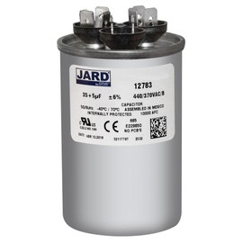 HC98KA036-35 + 5 uf MFD 440 Volt VAC - Carrier Round Dual Run Capacitor Jard Upgrade