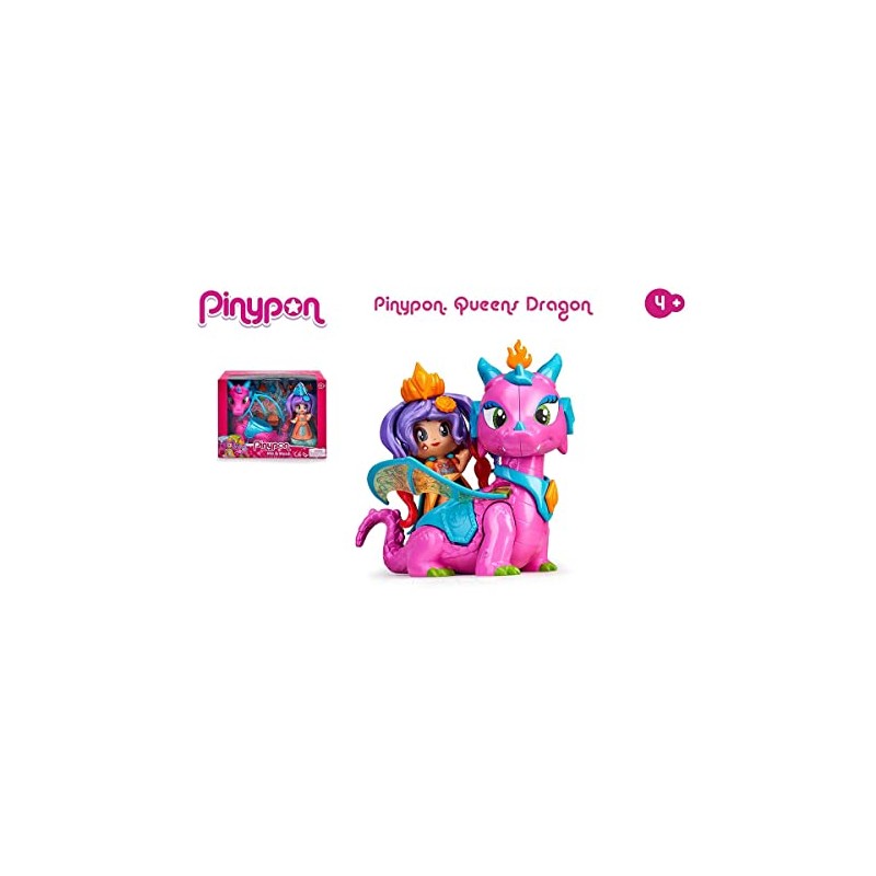 Pinypon - Mini Bambole, Regina dei Draghi, 700015547