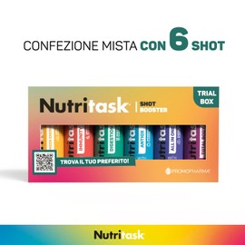 Nutritask Shot Trial Box - Drink Funzionali - Box da 6 x 60 ml