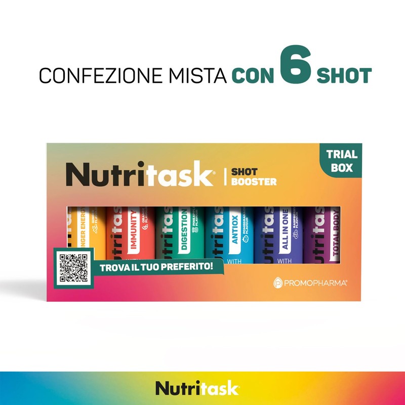 Nutritask Shot Trial Box - Drink Funzionali - Box da