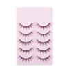 Poemtian 5Pairs False Eyelashes Japanese Style Thick Eyelash Extension Little