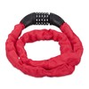 Relaxdays, Red Combination Lock Bicycle Secure Chain Lock with 5-Digit