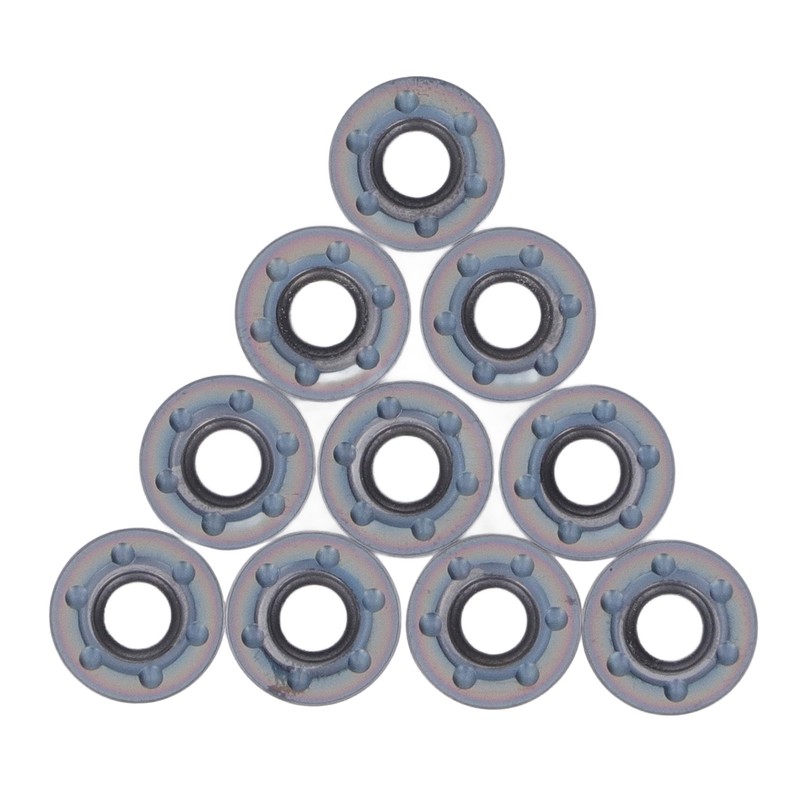 10 Pcs Lathe Carbide Blade Round Wood Turning Cutter High