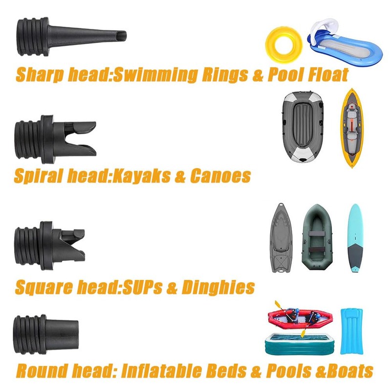 Shengsenfu Inflatable SUP Pump Valve Adapter, Multifunction Valve Adapter with