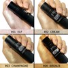 2023 3-in-1 Cream Highlighter Stick with Integrated Brush, Waterproof and