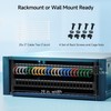 Cable Matters Rackmount or Wall Mount 1U 24 Port Keystone