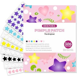 DEENIEL Blemish Defense Patches - 306 Hydrocolloid Acne Stickers, Gentle Care for Clearer Skin