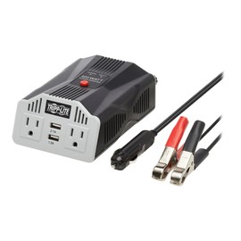 Tripp Lite 400W Car Power Inverter with 2 Outlets & 2 USB Charging Ports, Auto Inverter, Ultra Compact (PV400USB)