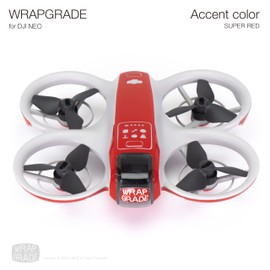 Wrapgrade for DJI NEO Accent Color Sticker (Super Red)