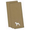 Caroline's Treasures BB3394TNTWE Bedlington Terrier Tan Embroidered Kitchen Towel (Set