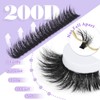 FEEGO 200D Lashes Extension Kit Thick Eyelash Extension Kit 10-20mm