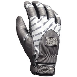 Grease Monkey Crew Chief Extreme Mechanic Gloves with Touchscreen Capabilities, Gray/White, X-Large