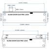 UHPPOTE Faile Safe Sturdiness Electric Bolt Plug Lock W/Feedback Signal