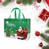 HandyX Assorted Sizes 12 pcs Non-Woven Christmas Bags with Handle,