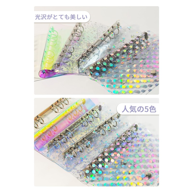SFTRADE A6 Sealing Pad, Clear, Girls, Removable, Size, 6 Holes,