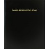 BookFactory Dinner Reservations Book - 120 Page, 8.5''x11'', Black Hardbound
