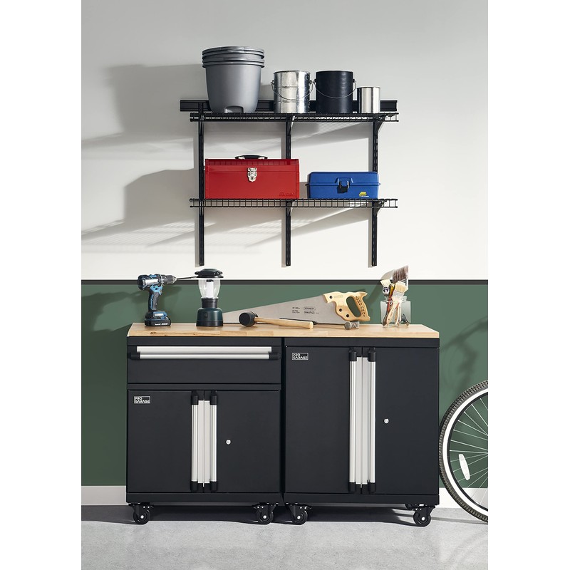 ClosetMaid ProGarage Workbench Top, Heavy Duty Rubberwood, Scratch Resistant, Durable,