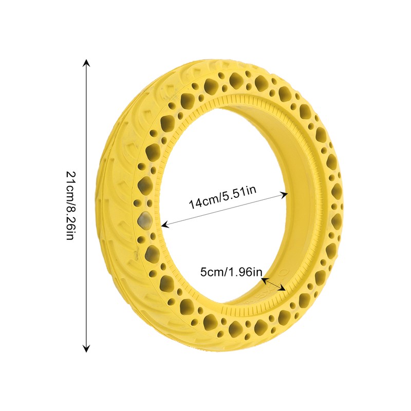 8.5x2.0 Electric Scooter Damping Tyre Durable Rubber Solid Tire for