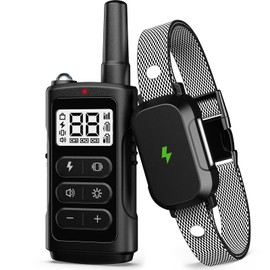 Dog Training Collar with 3300Ft Remote Range 4 Training Modes for Large Medium Small Dogs Rechargable Waterproof Electric Collar with Remote