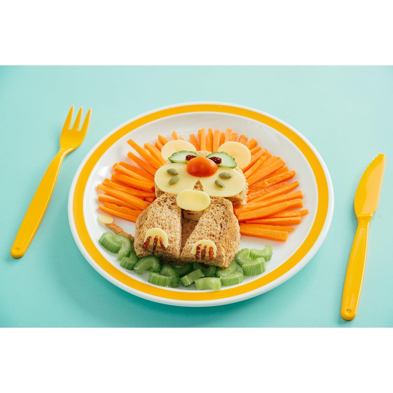 Harfield Small Polycarbonate Cutlery Set Yellow 17cm (x4 Sets)