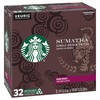 Starbucks Coffee K-Cup Pods, Sumatra Single-Origin Coffee, Dark Roast Ground