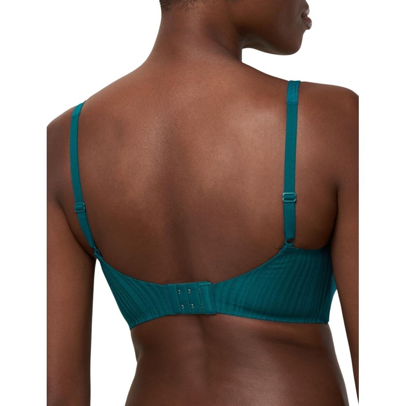 Triumph Women's Body Makeup Patchwork P Ex Bra, Blue Coral