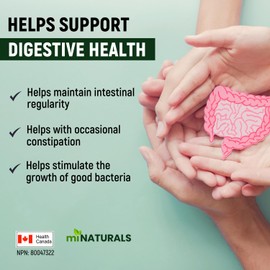 Pure Inulin Fiber Powder - Natural Prebiotic Fibre Supplement (340g - 81 Doses) - Orange Flavoured