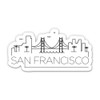 Squiddy San Francisco California - Vinyl Sticker for Car, Laptop,