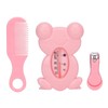 Baby Healthcare Kit Scissors Nail Clippers Tweezers Feeding Spoon Thermometer