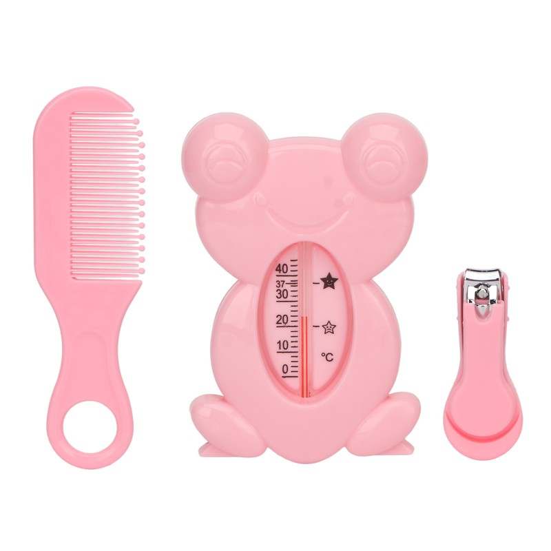 Baby Healthcare Kit Scissors Nail Clippers Tweezers Feeding Spoon Thermometer